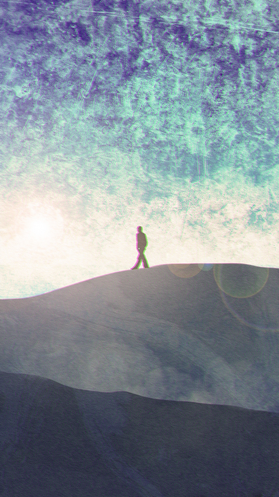 Обои облако, дерево, пейзаж, солнечный свет, атмосфера в разрешении 1080x1920