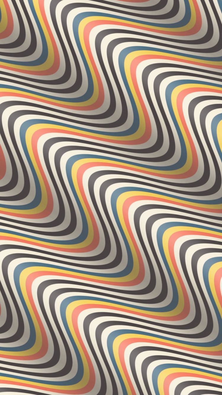 Обои узор, дизайн, математика, геометрия, ткань в разрешении 750x1334