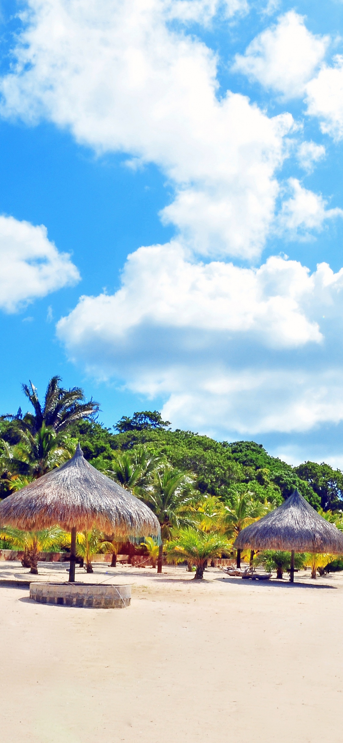 Обои пляж, Карибский бассейн, тропическая зона, отпуск, берег в разрешении 1125x2436