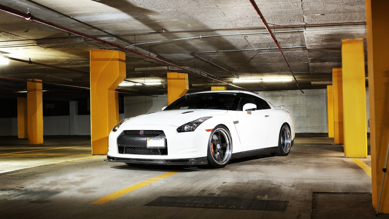 Обои Ниссан, спорткар, авто, суперкар, обод в разрешении 1280x720