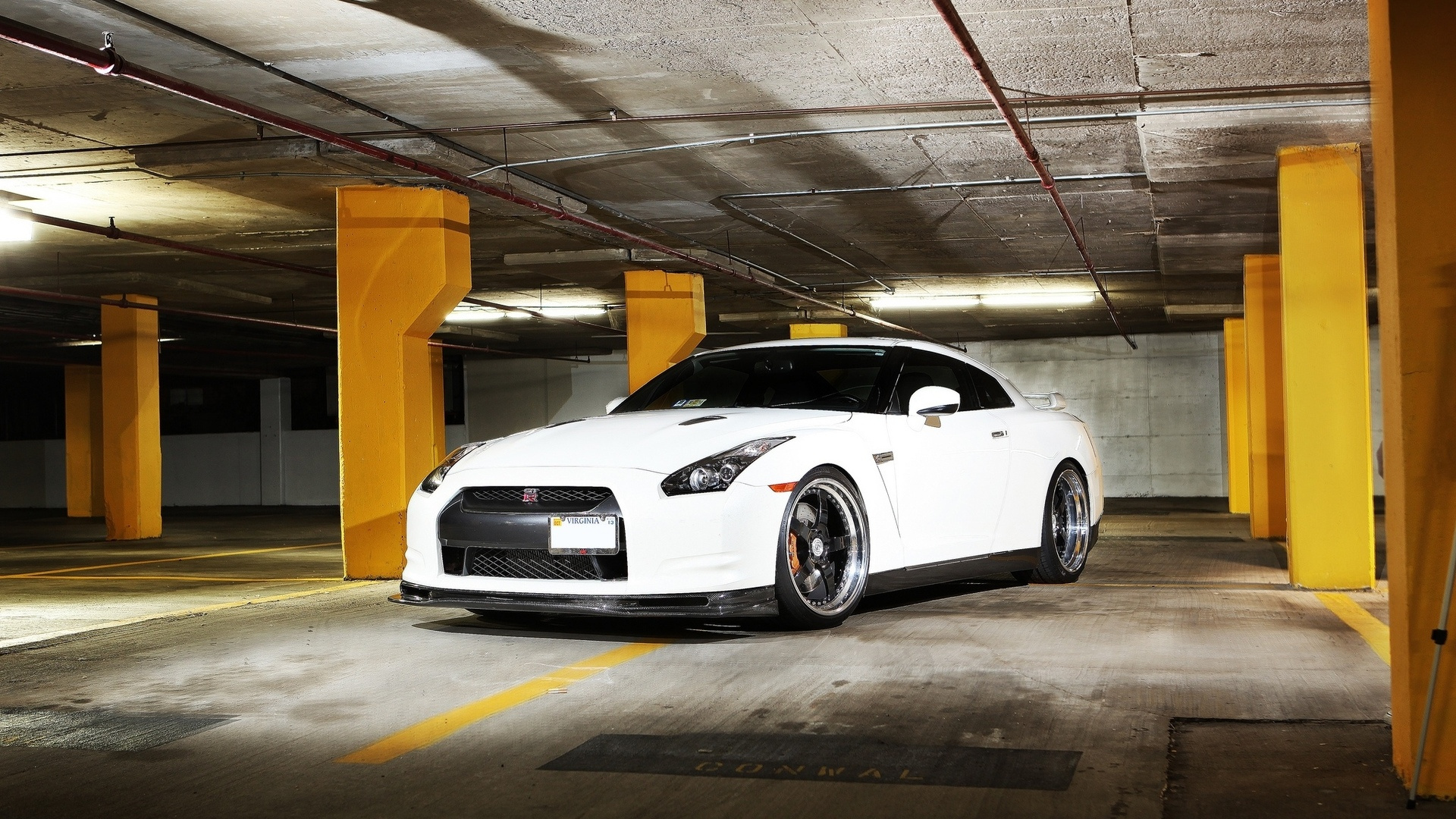 Обои Ниссан, спорткар, авто, суперкар, обод в разрешении 1920x1080