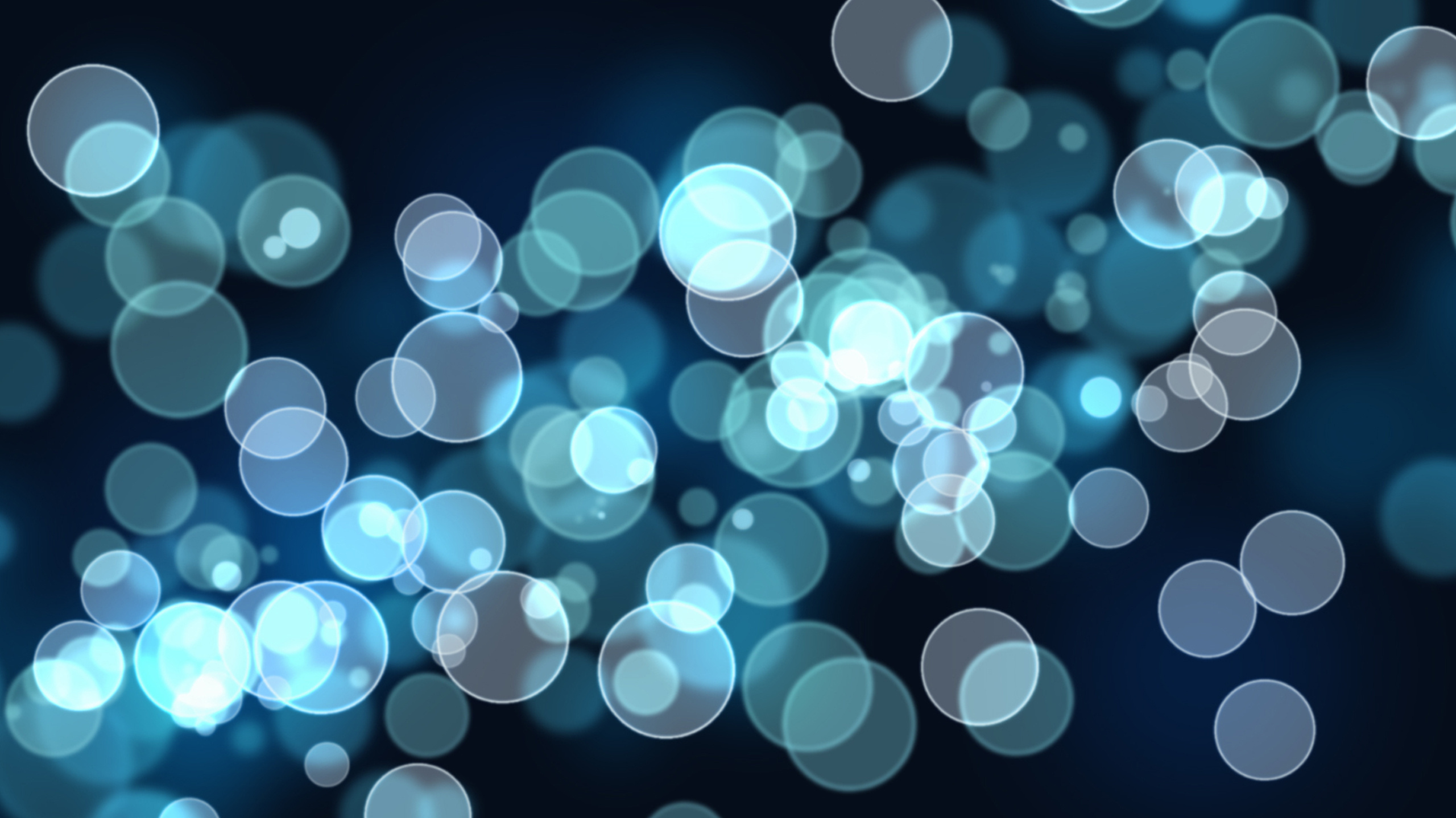 Обои синий, свет, круг, узор, линия в разрешении 2560x1440