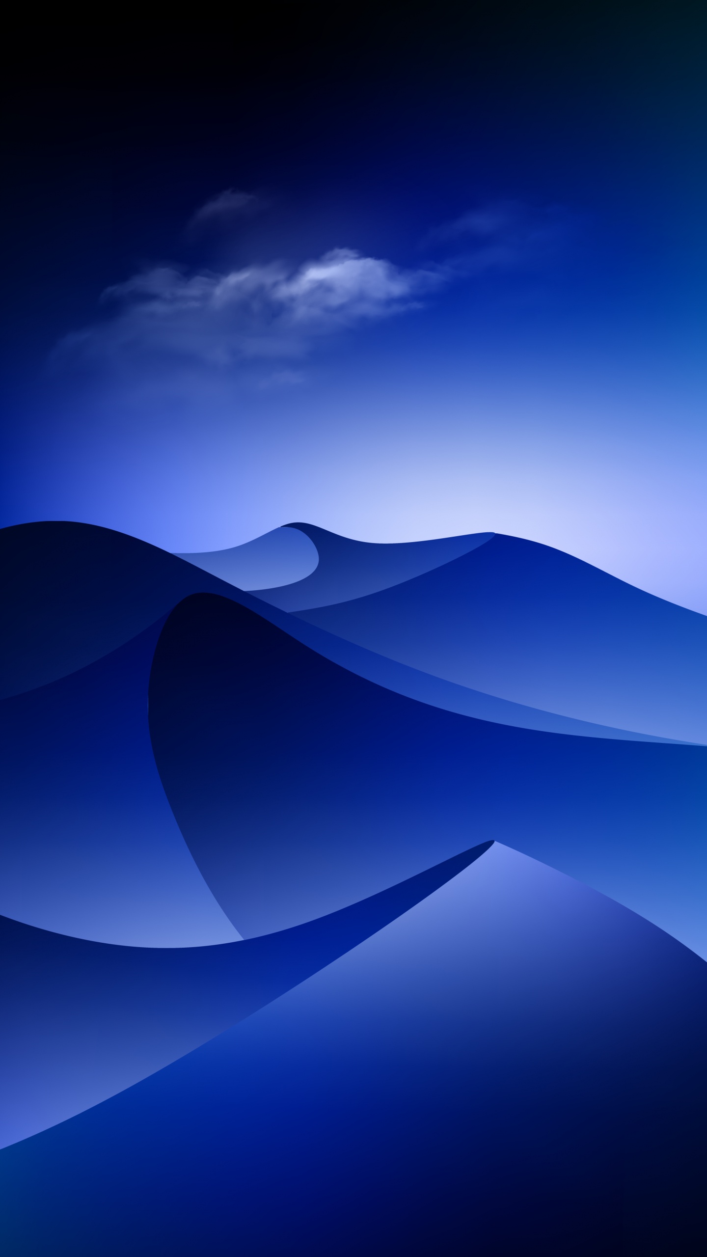 Обои атмосфера, склон, облако, природный ландшафт, горизонт в разрешении 1440x2560