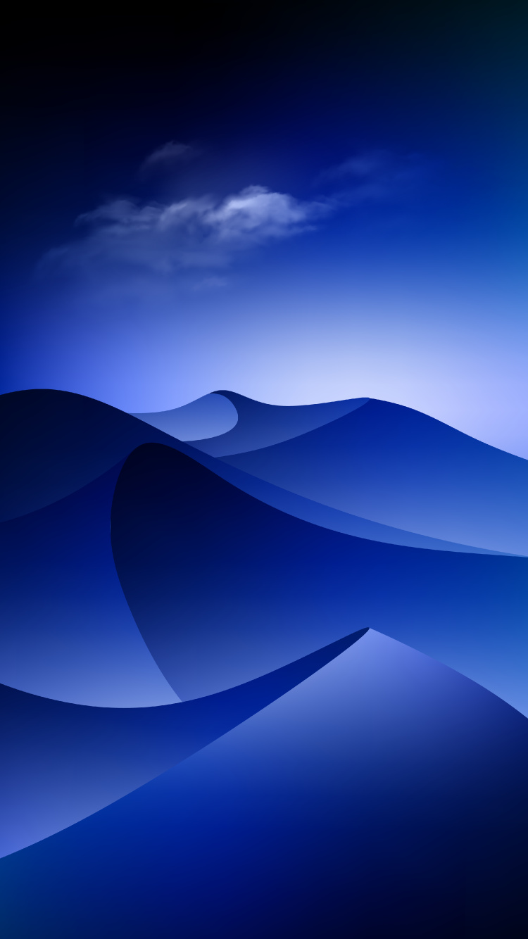 Обои атмосфера, склон, облако, природный ландшафт, горизонт в разрешении 750x1334