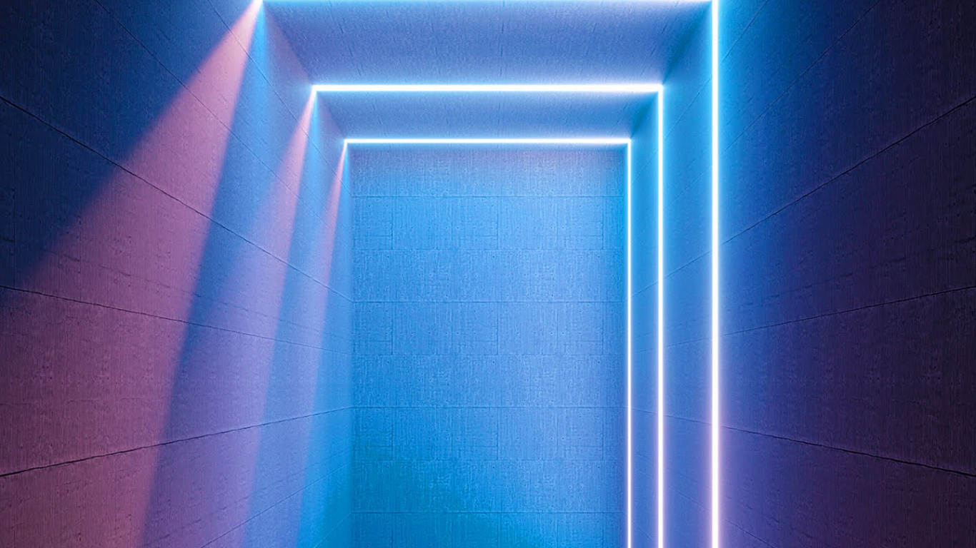 Обои LG, LG G8 ThinQ, ios, смартфон, Свет-в-темный цвет схема в разрешении 1366x768