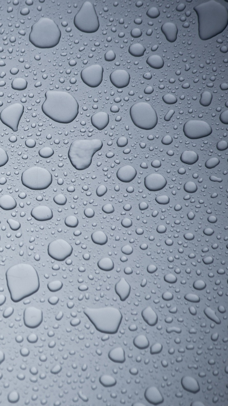 Обои вода, падение, влага, монохром, капли в разрешении 750x1334