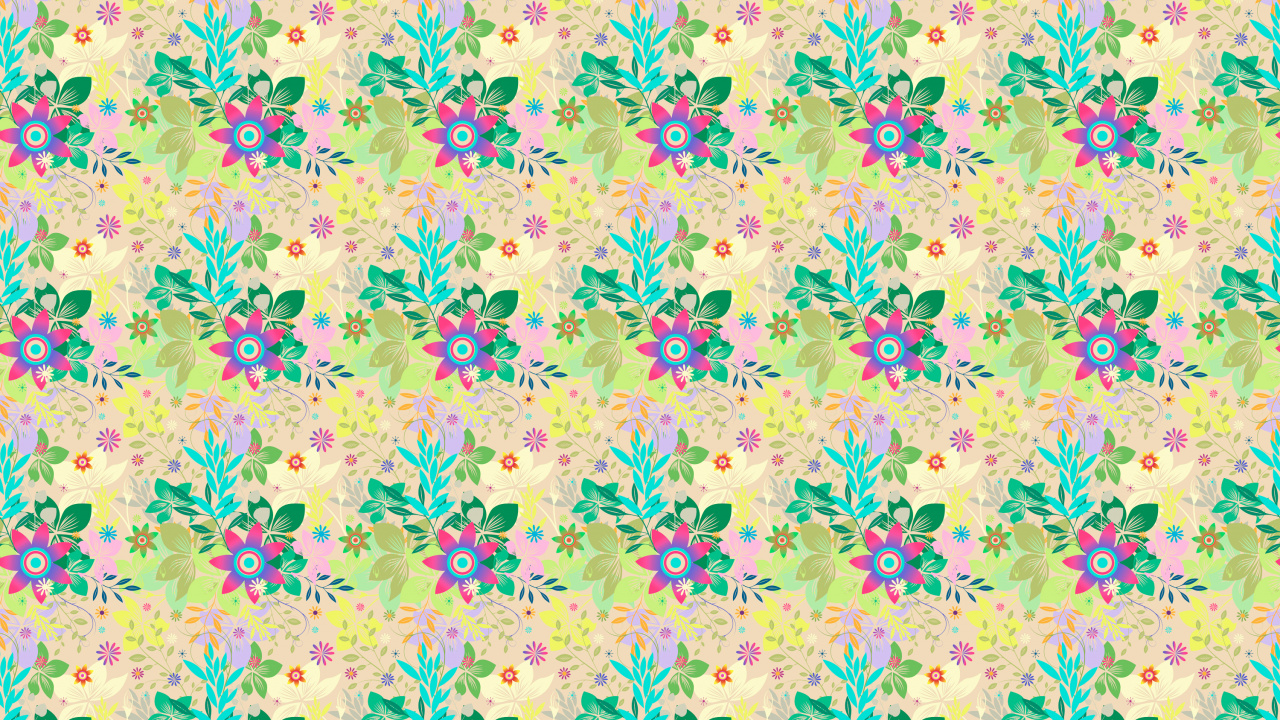 Обои узор, графика, зеленый, дизайн, лист в разрешении 1280x720