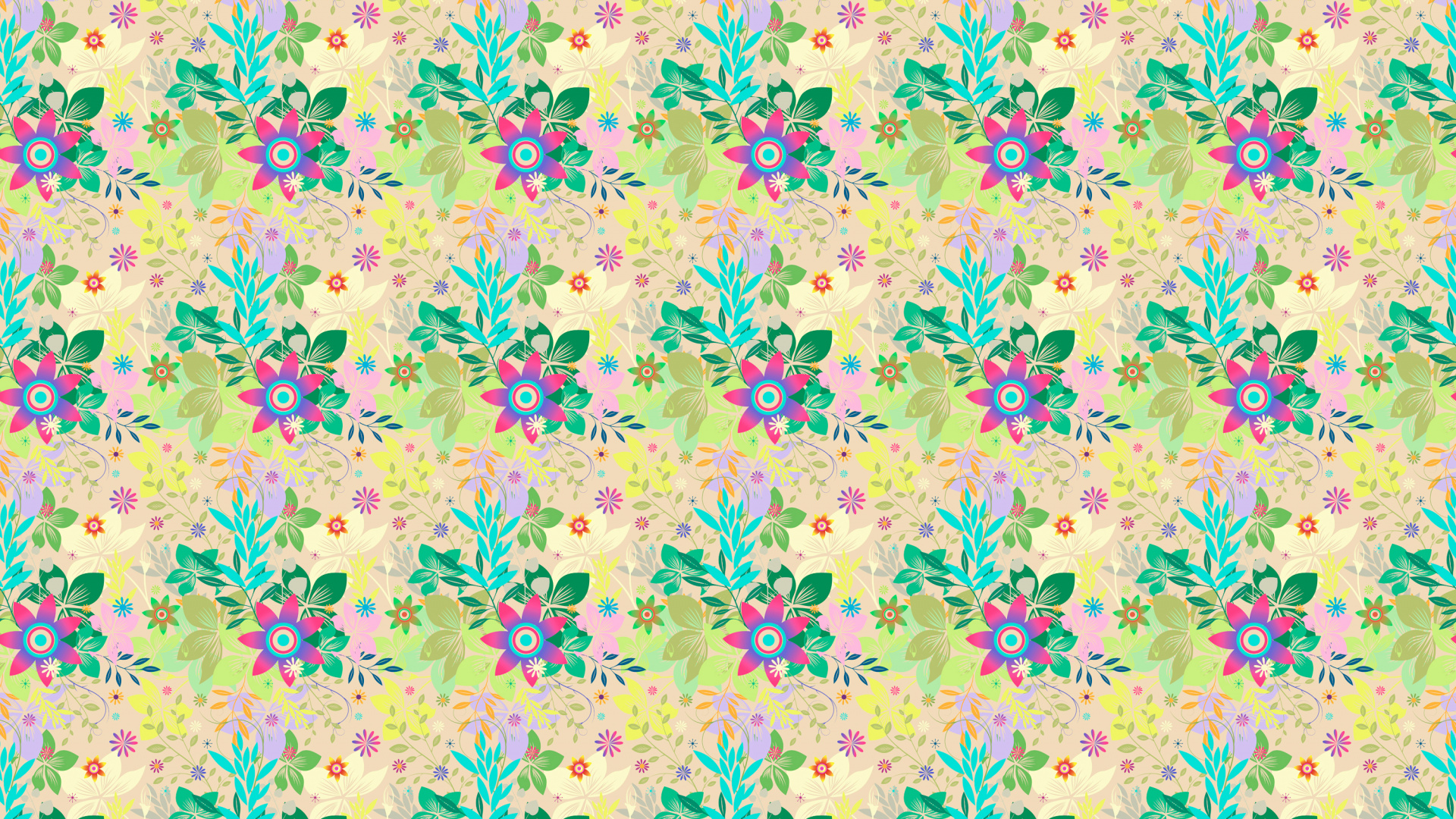 Обои узор, графика, зеленый, дизайн, лист в разрешении 1920x1080