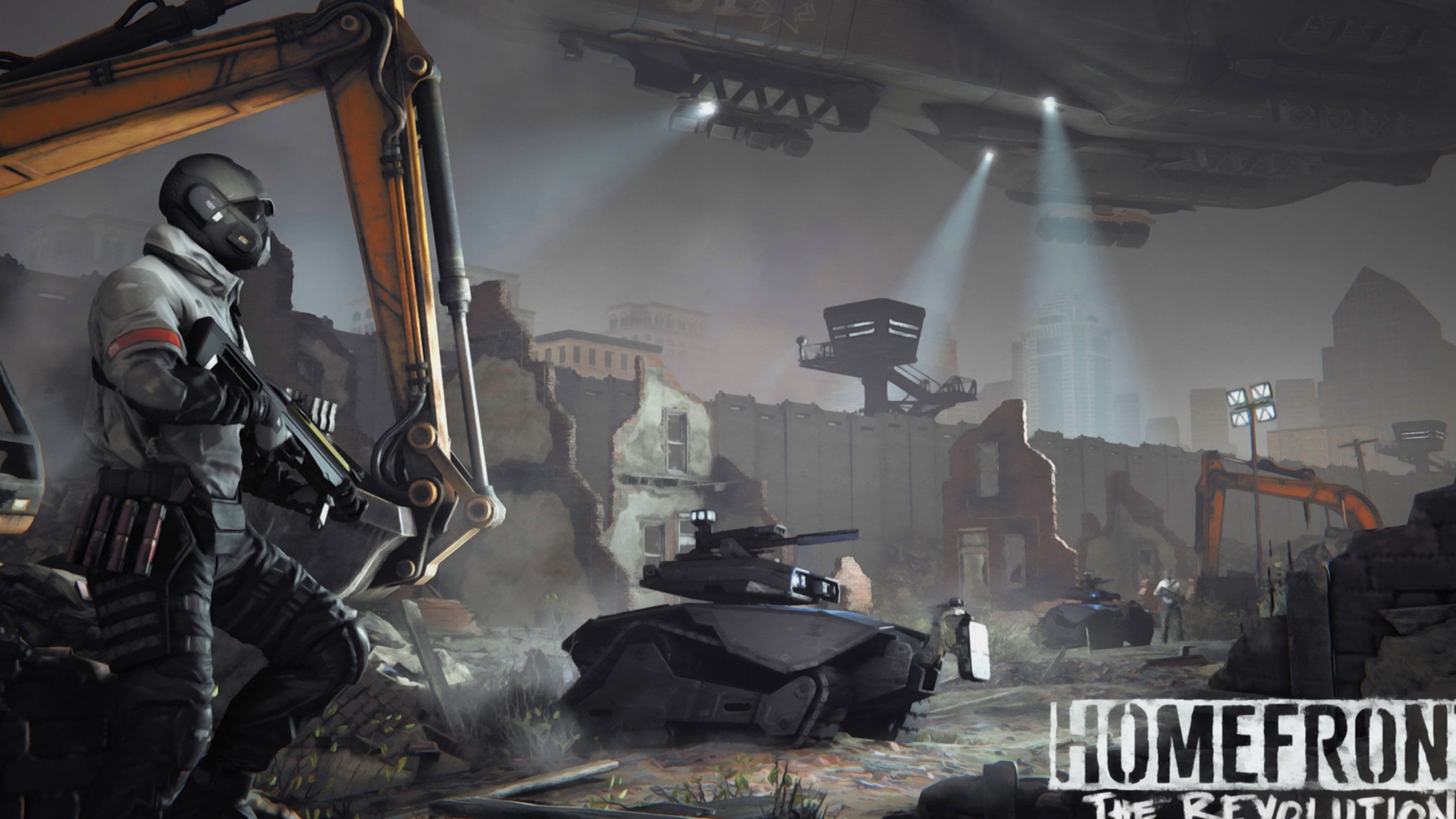 Обои homefront the revolution, хомфронт, Crytek, открытый мир, шутер в разрешении 3840x2160