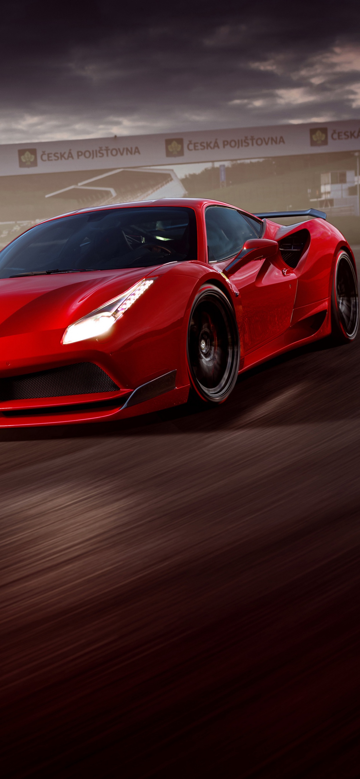 Обои авто, Ferrari, группы novitec, суперкар, спорткар в разрешении 1242x2688