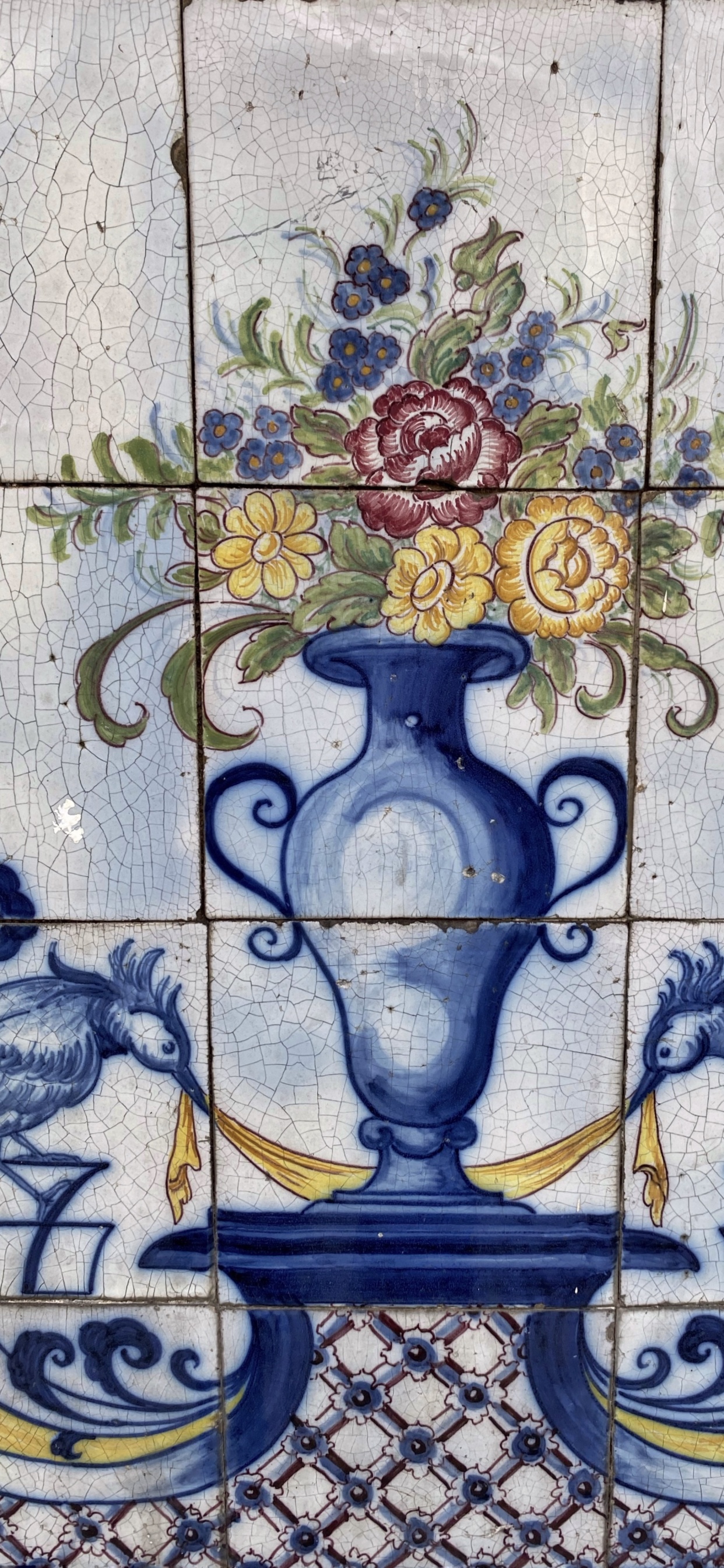 Обои арт, Лиссабон, АР деко, плитка, дизайн в разрешении 1242x2688