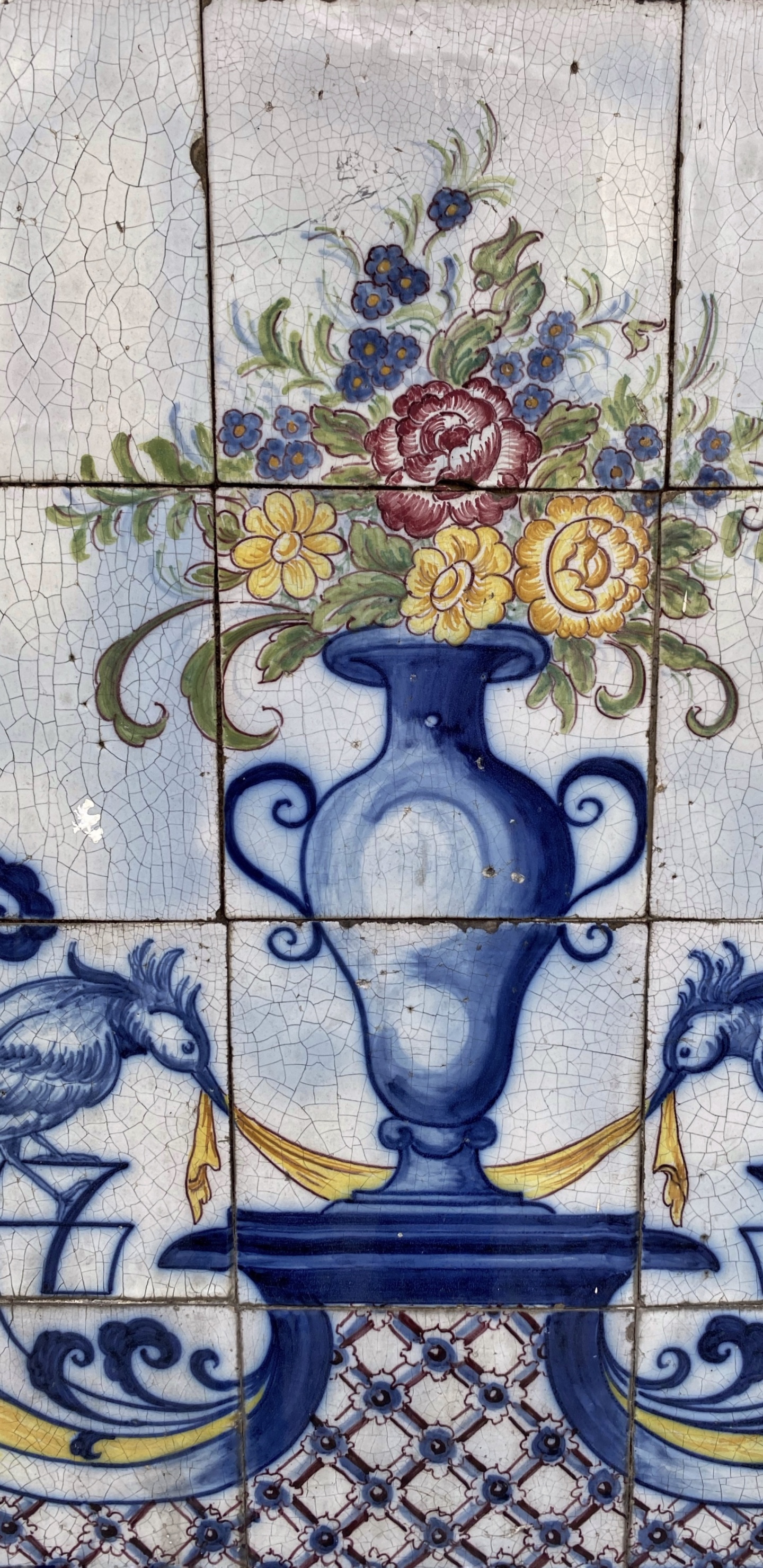 Обои арт, Лиссабон, АР деко, плитка, дизайн в разрешении 1440x2960