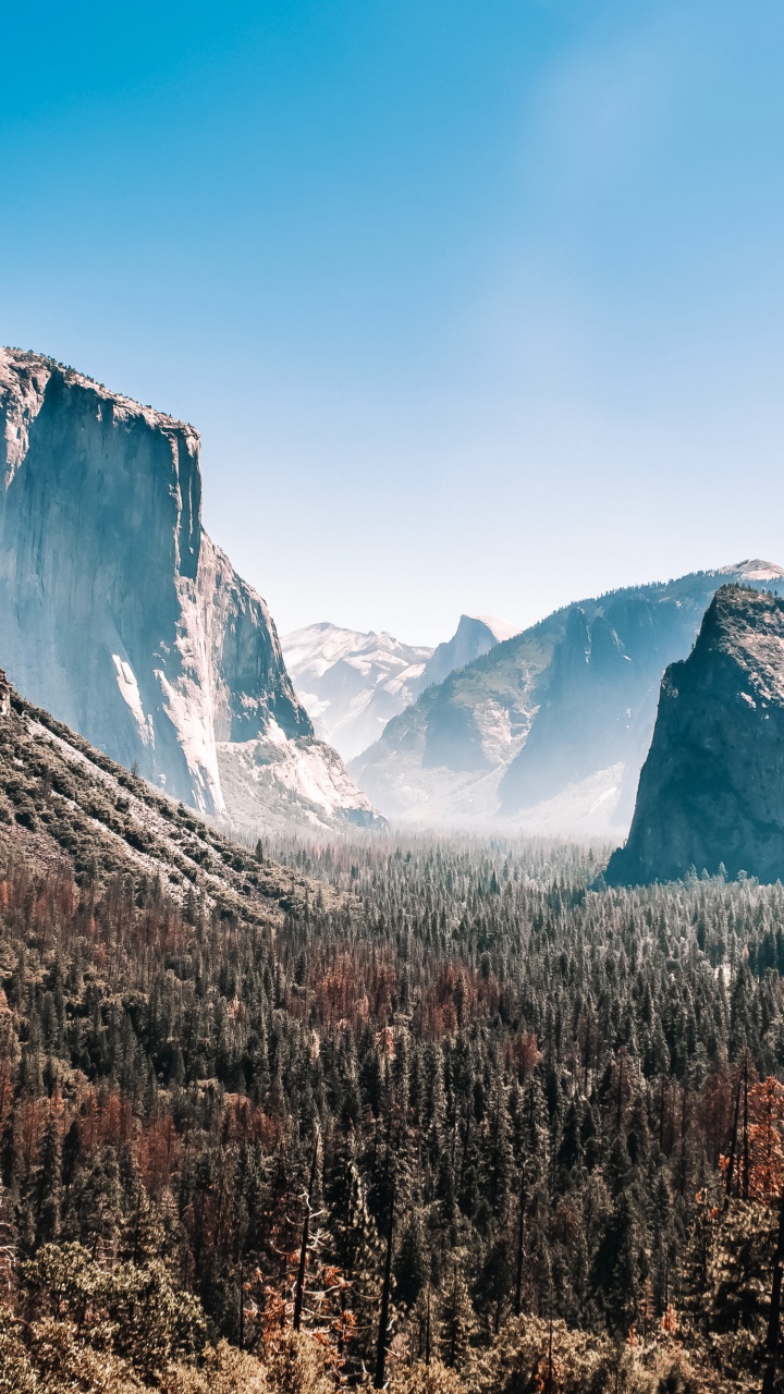 Обои йосемитский национальный парк, национальный парк, йосемити, природа, гора в разрешении 720x1280