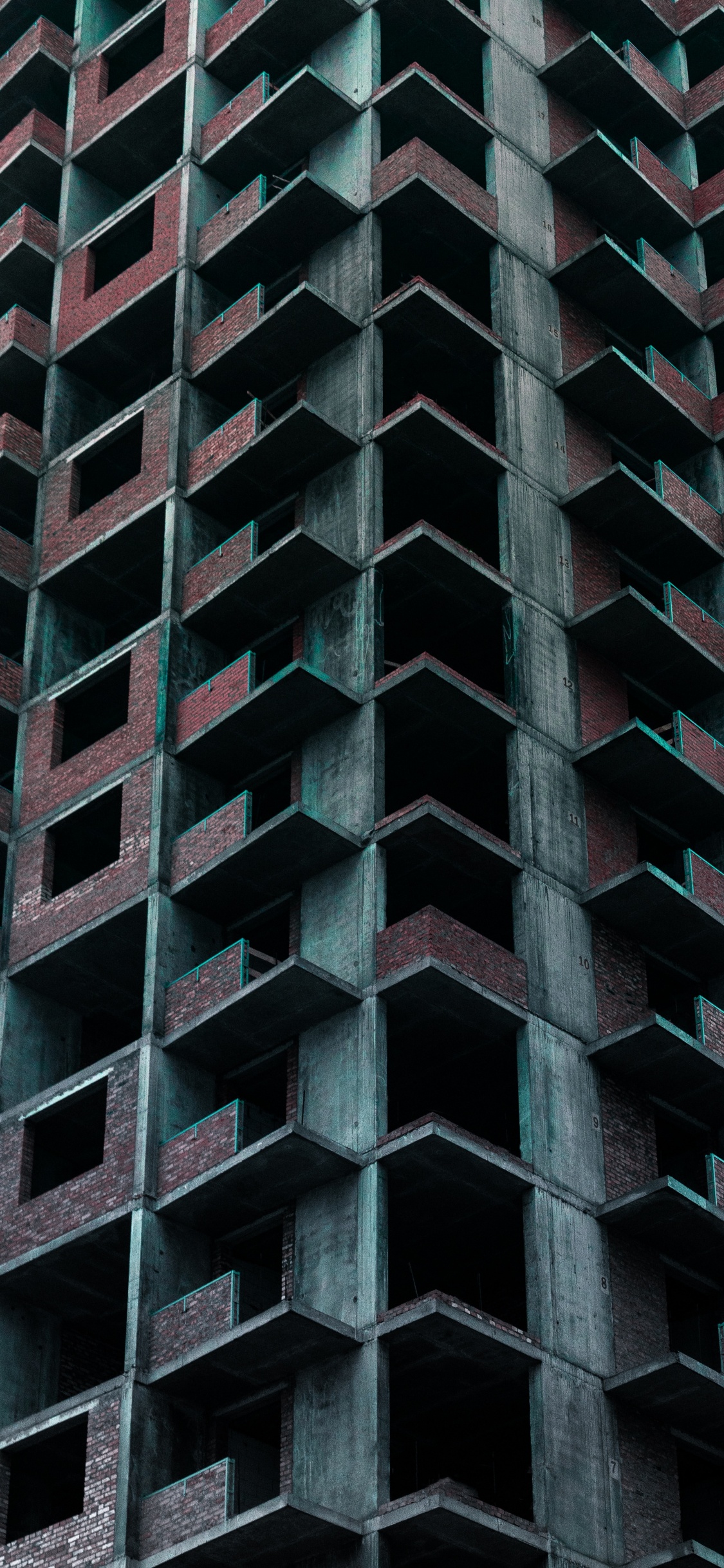 Обои архитектура, здание, кондоминиум, башня, метрополия в разрешении 1125x2436