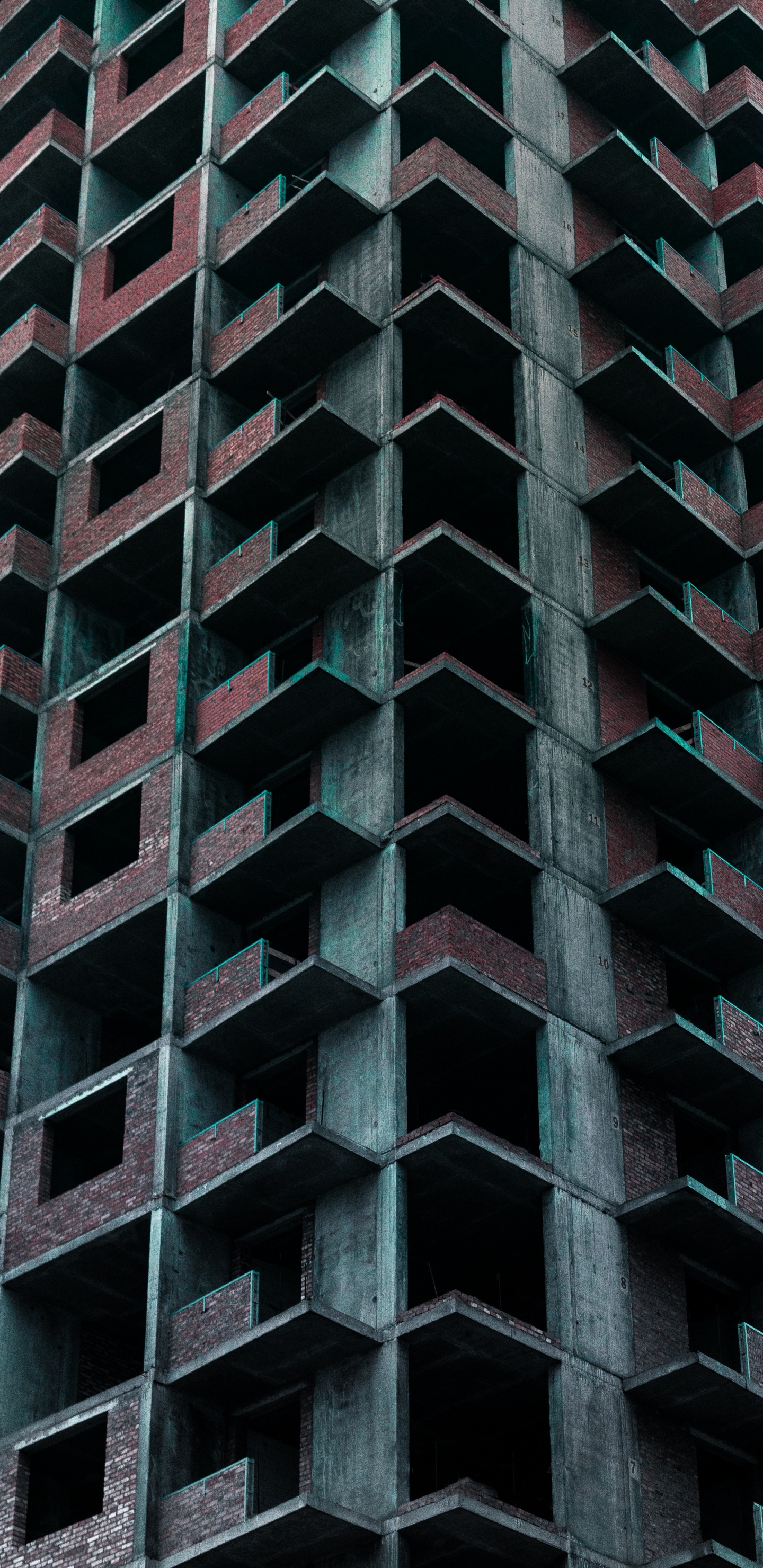 Обои архитектура, здание, кондоминиум, башня, метрополия в разрешении 1440x2960