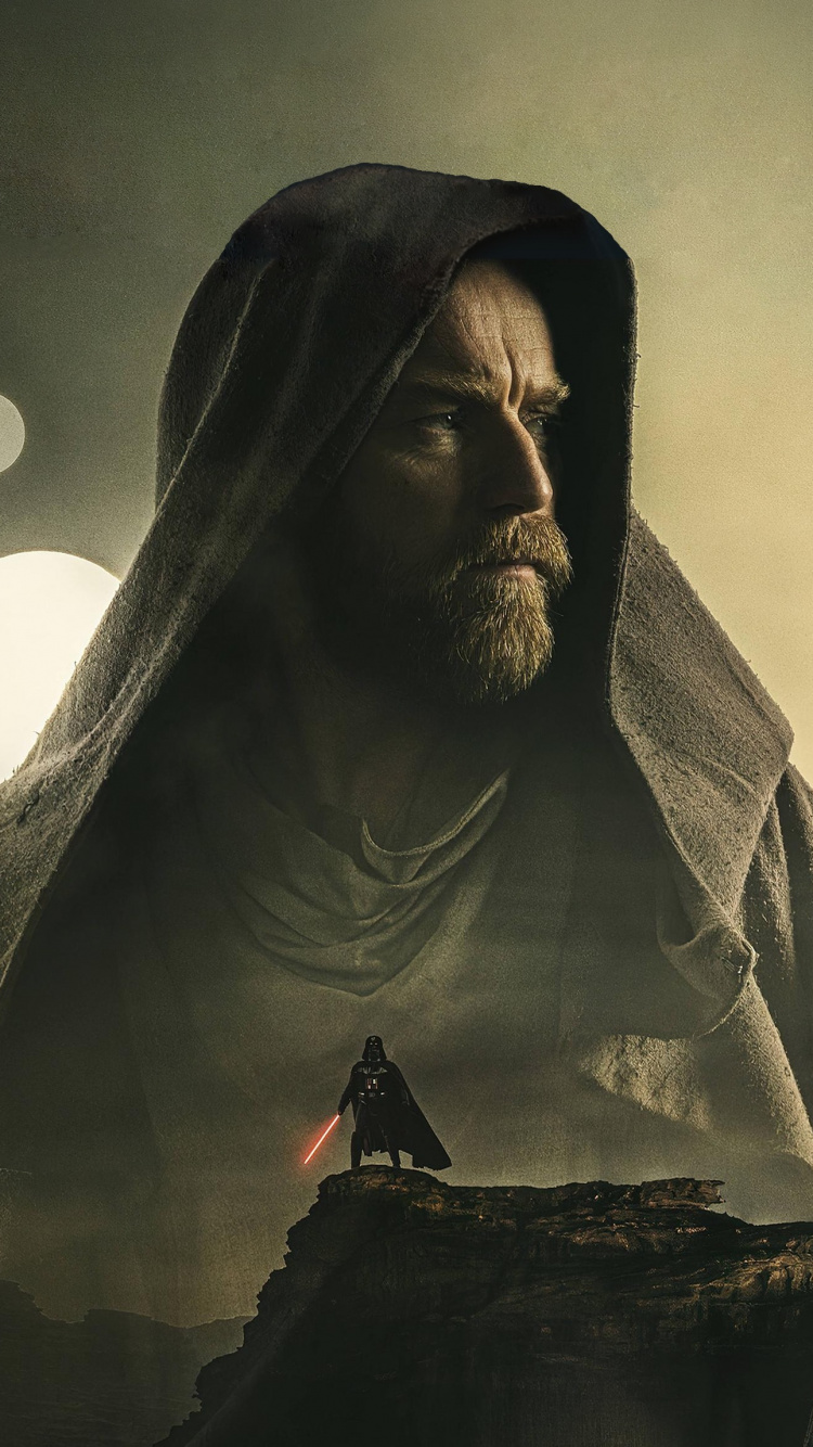 Обои звездные войны, Оби-Ван Кеноби, энакин Скайуокер, Disney, джедай в разрешении 750x1334