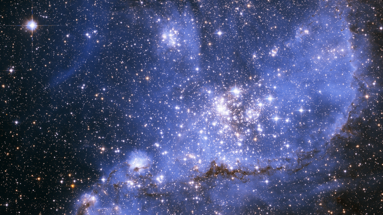 Обои туманность, звездообразование, космический телескоп Хаббл, звезда, Галактика в разрешении 1280x720