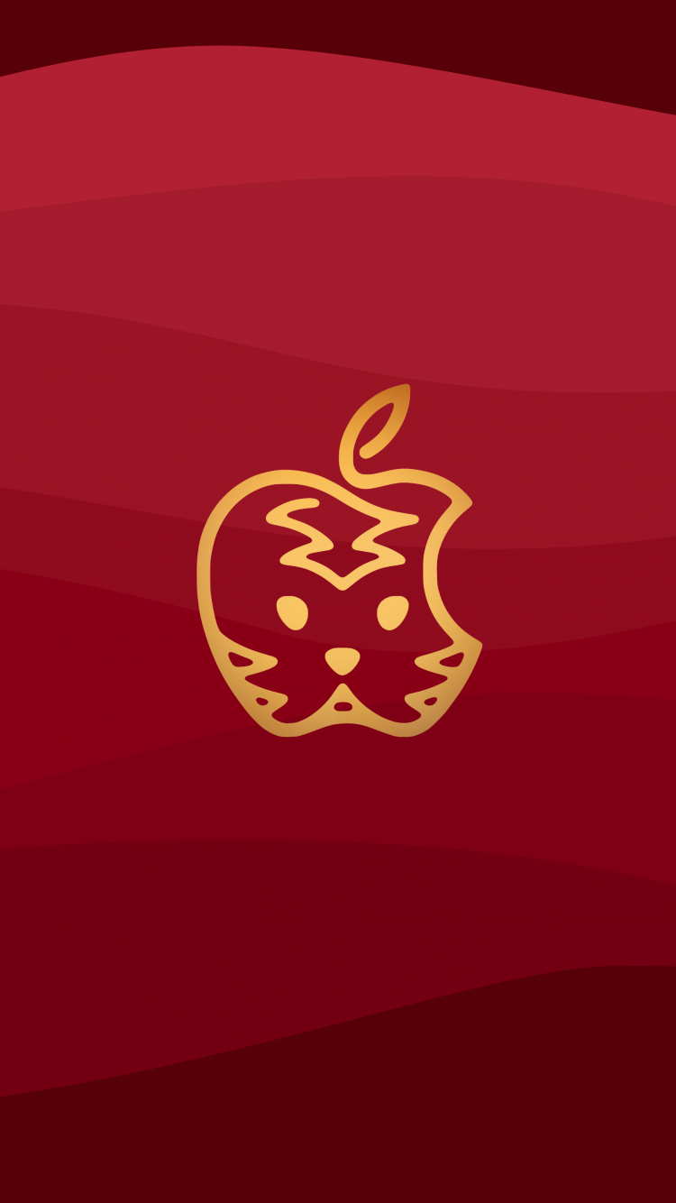 Обои яблоко, apple, iMac, коричневый цвет, Оранжевый цвет в разрешении 750x1334