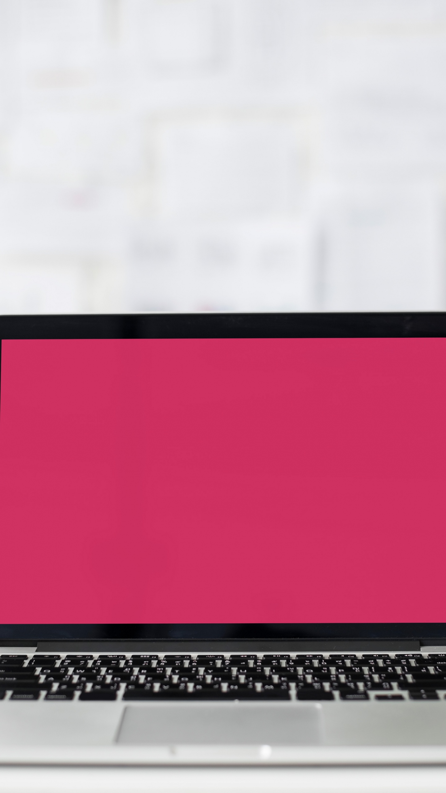 Обои электронное устройство, технологии, розовый, нетбук, пробел в разрешении 1440x2560