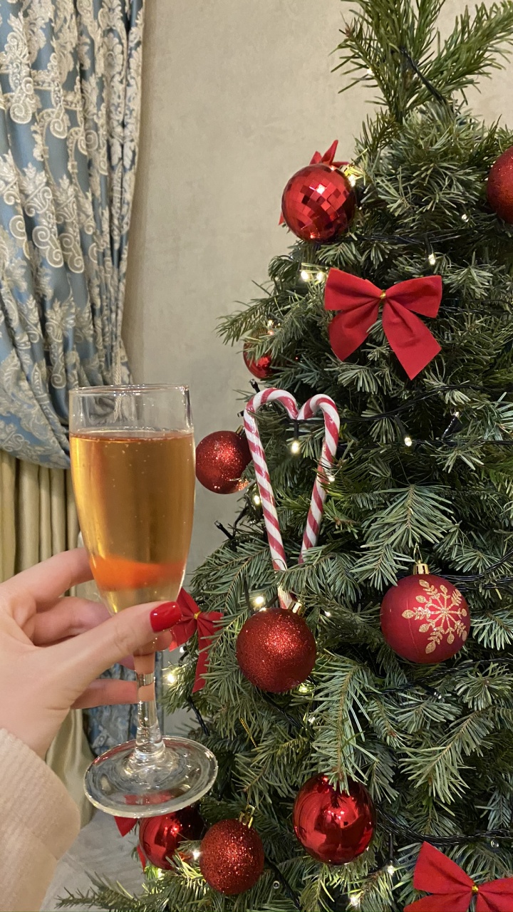 Обои рождественский орнамент, Рождественский день, елка, дерево, событие в разрешении 720x1280