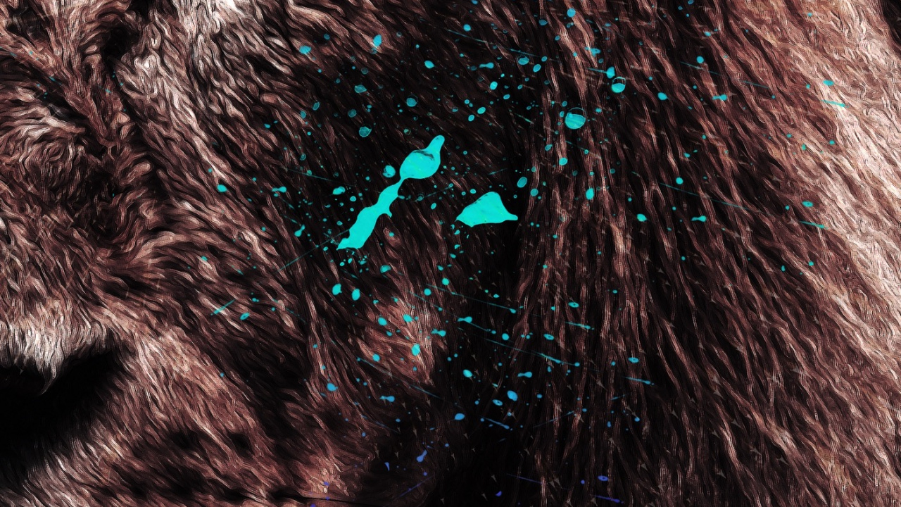 Обои Лев, вызов цвета фантазии, андроид, ирис, собака породы в разрешении 1280x720