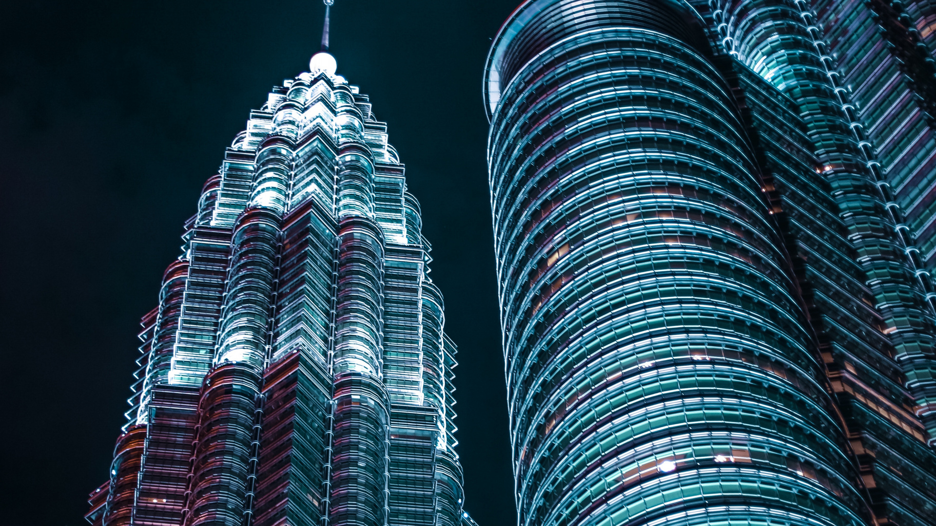 Обои башни-близнецы Петронас, небоскреб, ориентир, вышка, башня в разрешении 1920x1080