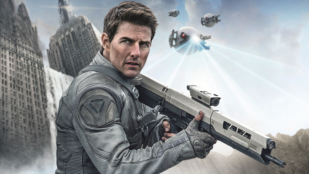 Обои забвение, Научная фантастика, приключенческий боевик, Постер фильма, Обливион 2013 в разрешении 1280x720