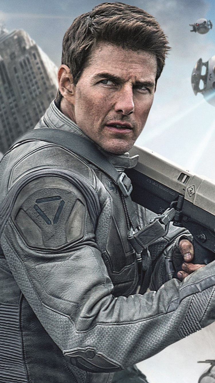 Обои забвение, Научная фантастика, приключенческий боевик, Постер фильма, Обливион 2013 в разрешении 750x1334