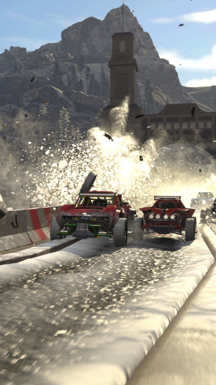 Обои компания Codemasters, playstation 4, гонки видео игры, xbox one, авто в разрешении 750x1334