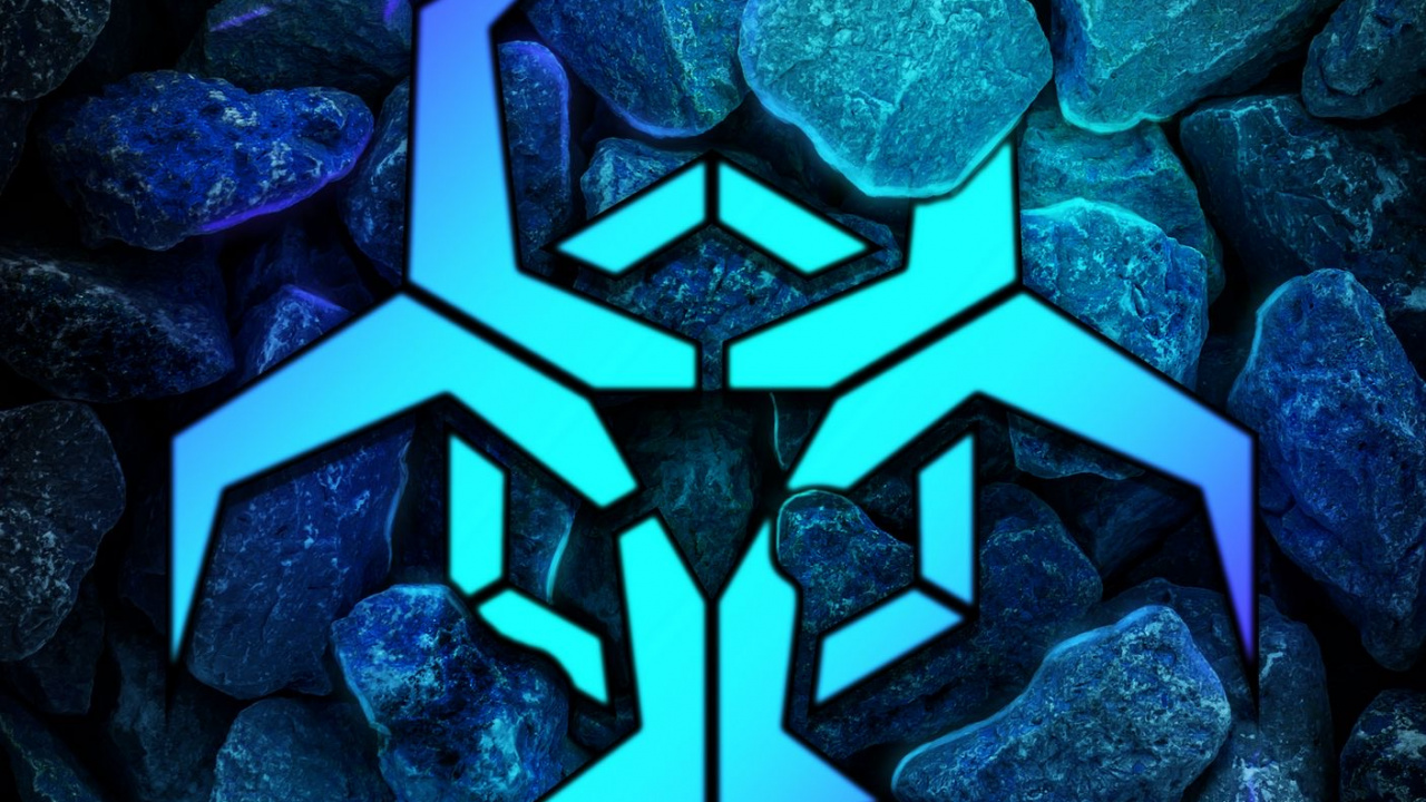 Обои синий, лазурный, арт, Аква, полутона и оттенки в разрешении 1280x720