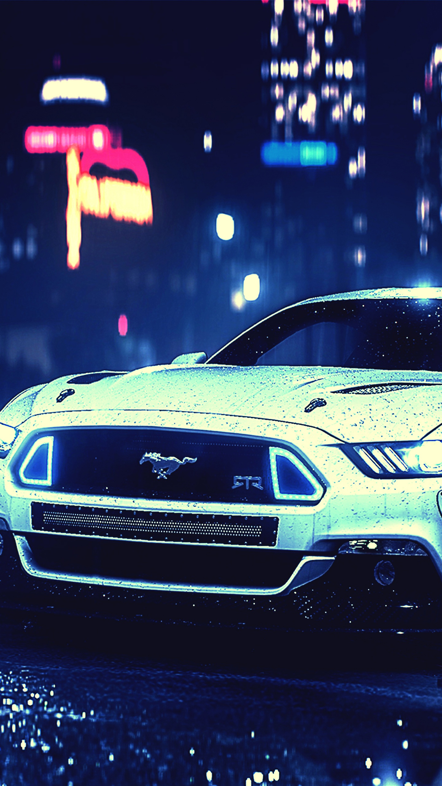 Обои Шелби Мустанг, авто, мускул кар, обод, шина в разрешении 1440x2560