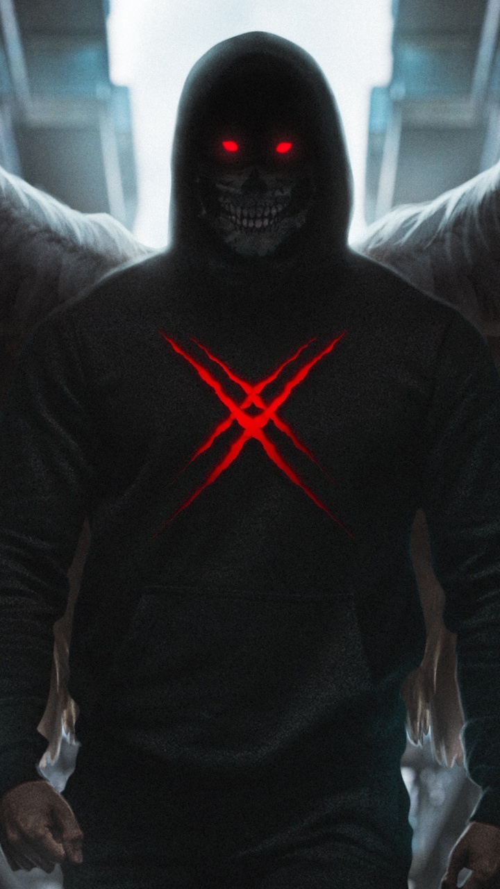 Обои Бэтмен, супергерой, демон, компьютерная игра, суперзлодей в разрешении 720x1280