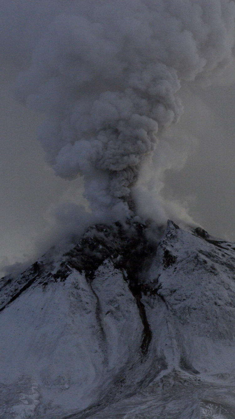 Обои типы вулканических извержений, подводные вулканы, стратовулкан, вулкан, лава в разрешении 750x1334