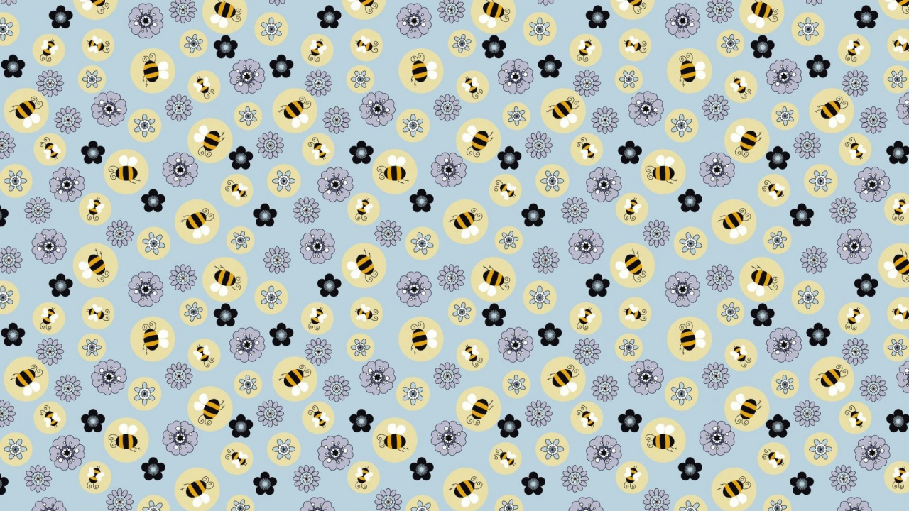 Обои бумага, текстура, узор, пурпур, пчела в разрешении 1280x720