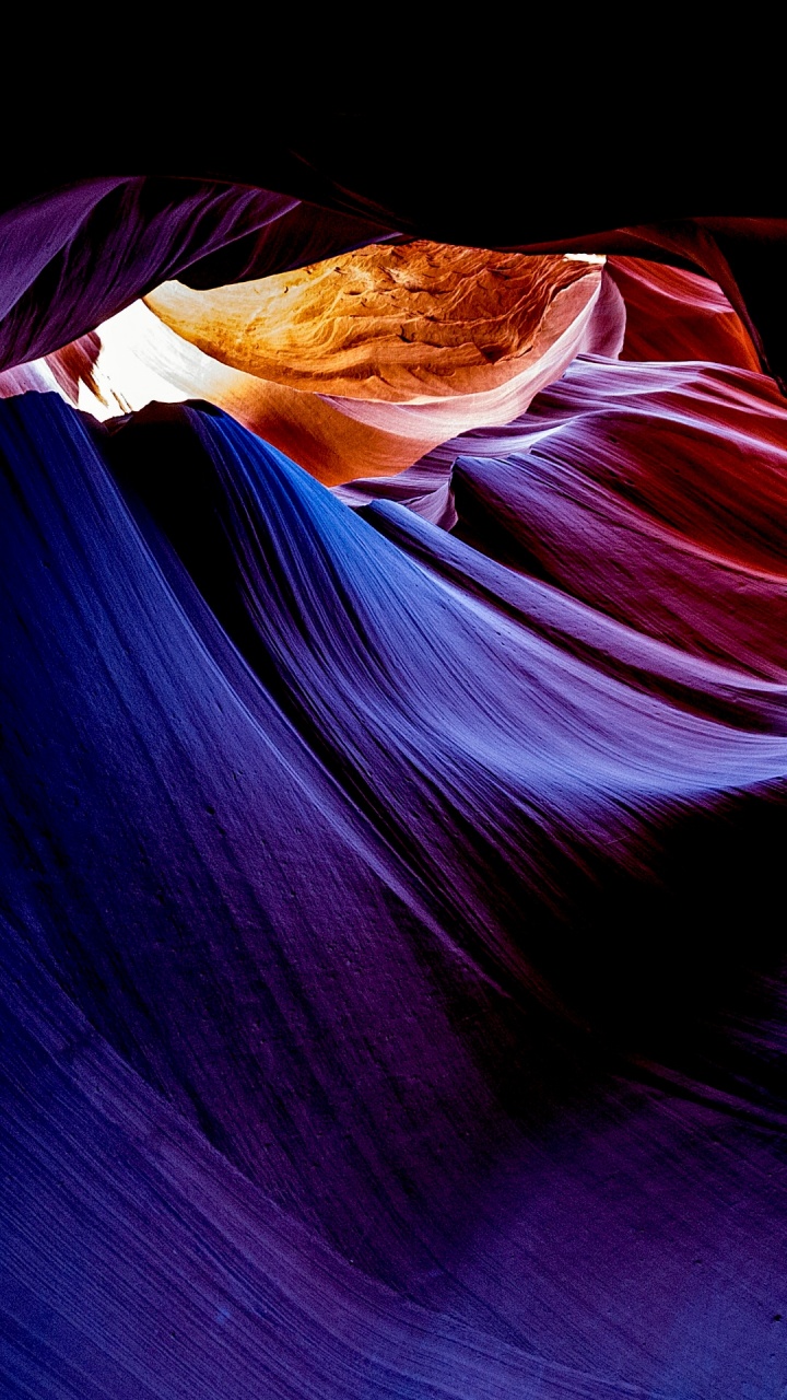 Обои свет, физика, наука, пурпур, водоем в разрешении 720x1280