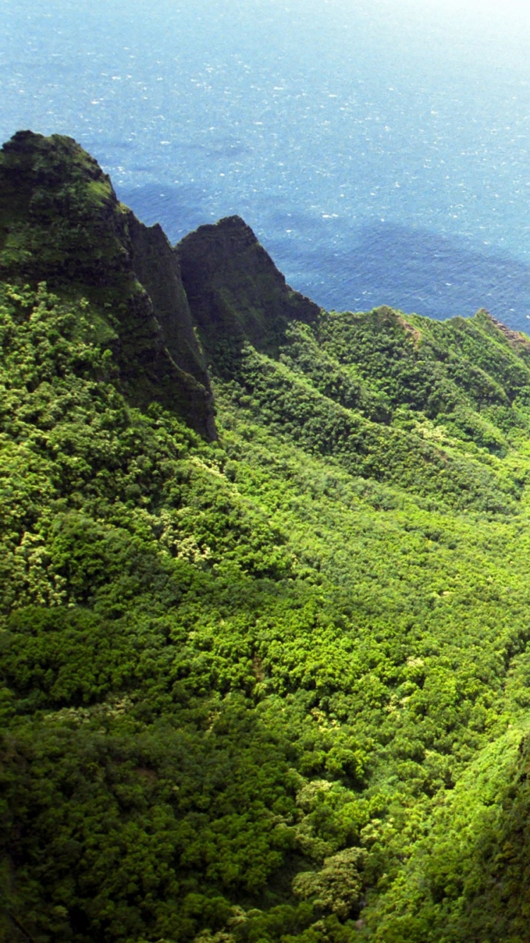 Обои пейзажи гор, нагорье, горный рельеф, природа, растительность в разрешении 750x1334