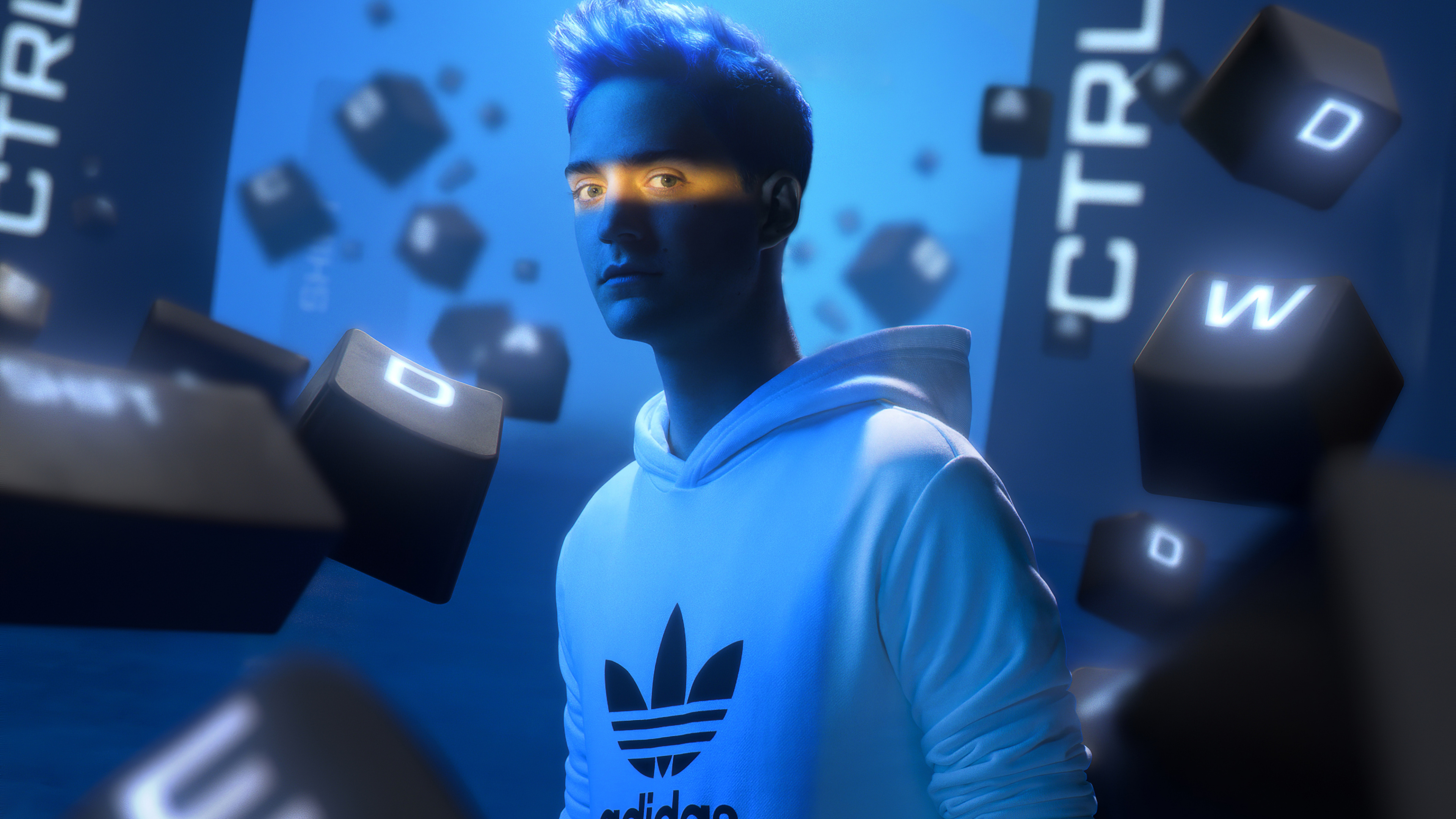 Обои ниндзя адидас, мужские adidas nite jogger ninja time, adidas originals, башмак, adidas в разрешении 3840x2160