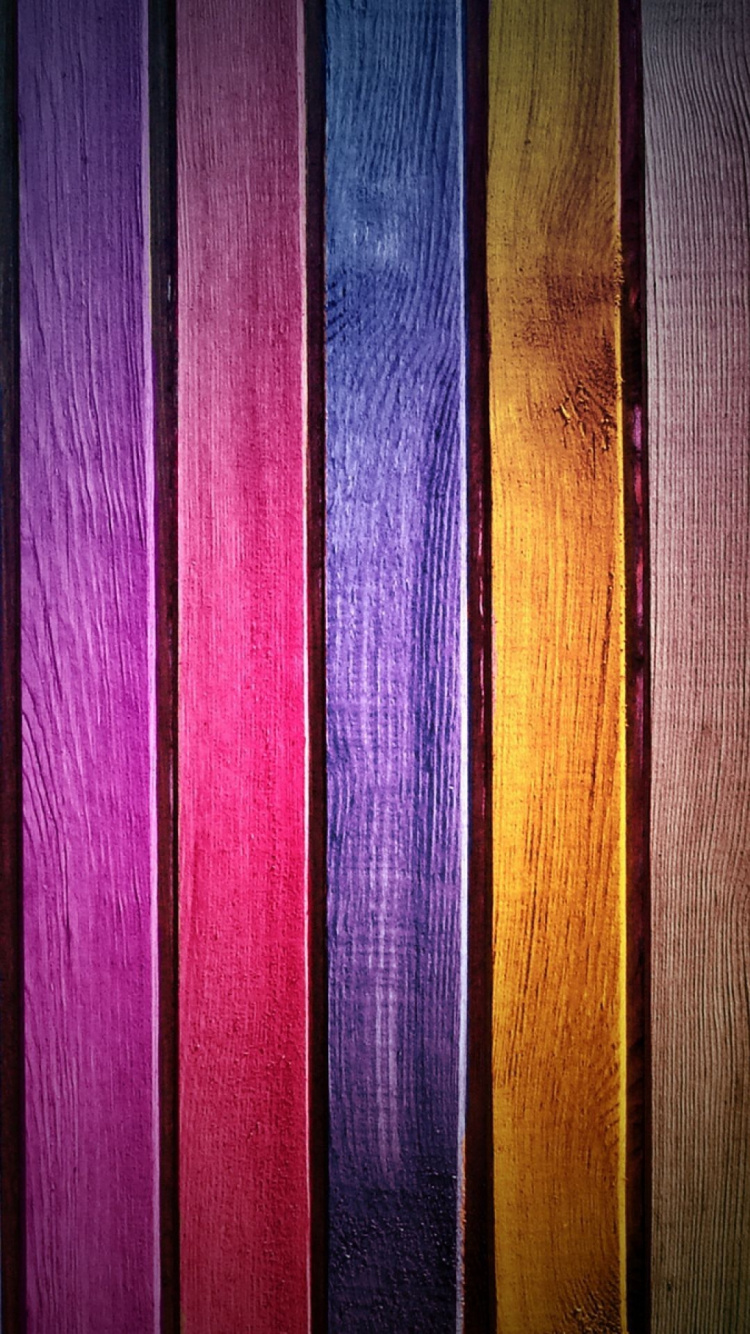 Обои Фиолетовый, пурпур, древесина, морилка, желтый в разрешении 750x1334