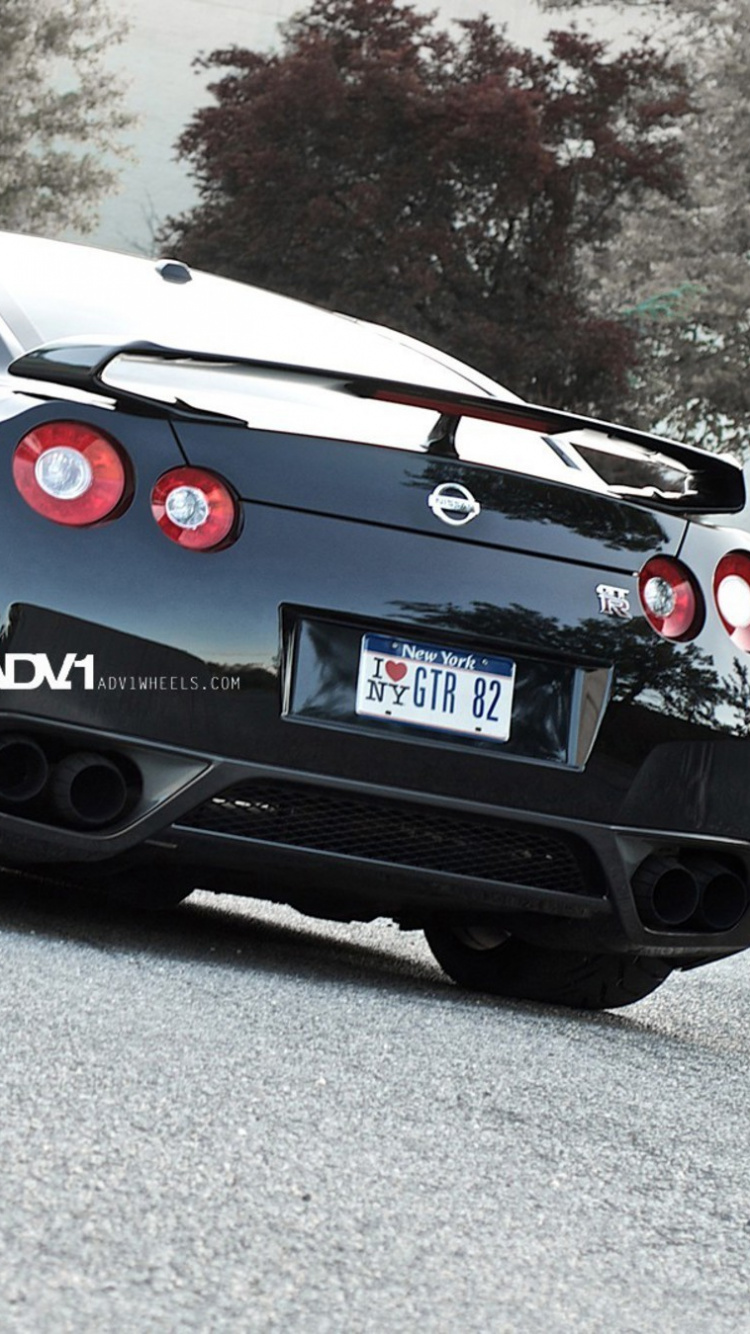 Обои авто, Ниссан, суперкар, спорткар, gt r в разрешении 750x1334
