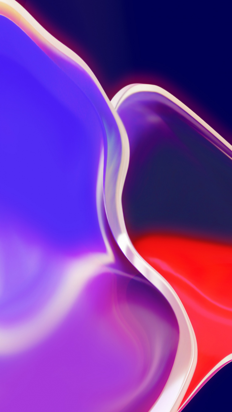 Обои неон, волна, волны, свет, сострадание в неожиданных местах в разрешении 750x1334