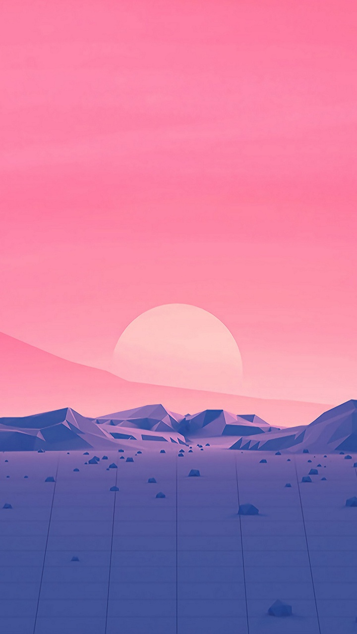 Обои минимализм, абстрактное искусство, атмосфера, облако, экорегион в разрешении 720x1280