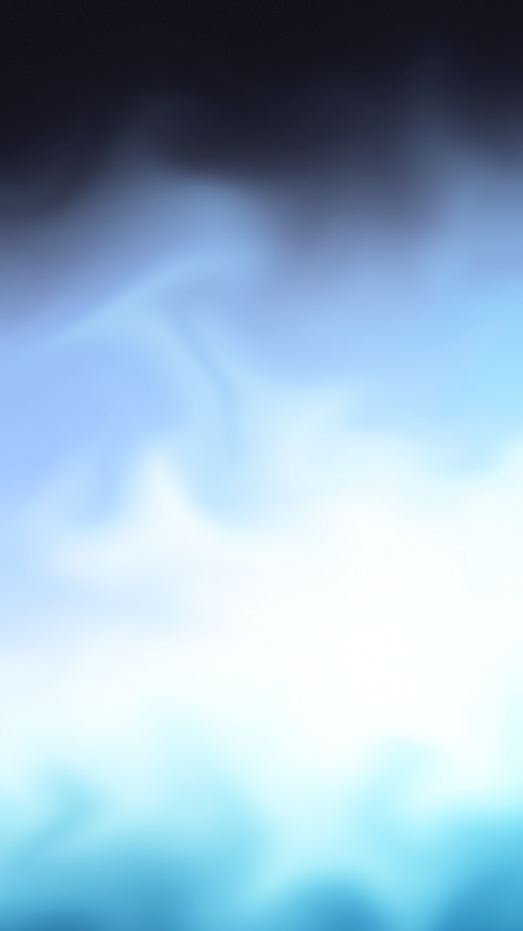 Обои бирюзовый м, синий, облако, Аква, электрик в разрешении 750x1334