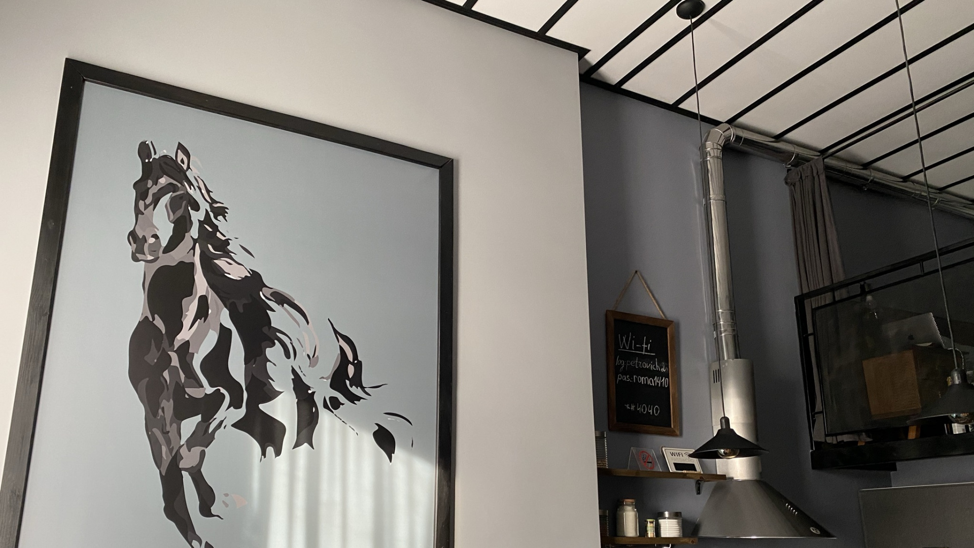 Обои арт, художественный музей, художественная выставка, стена, комната в разрешении 1920x1080