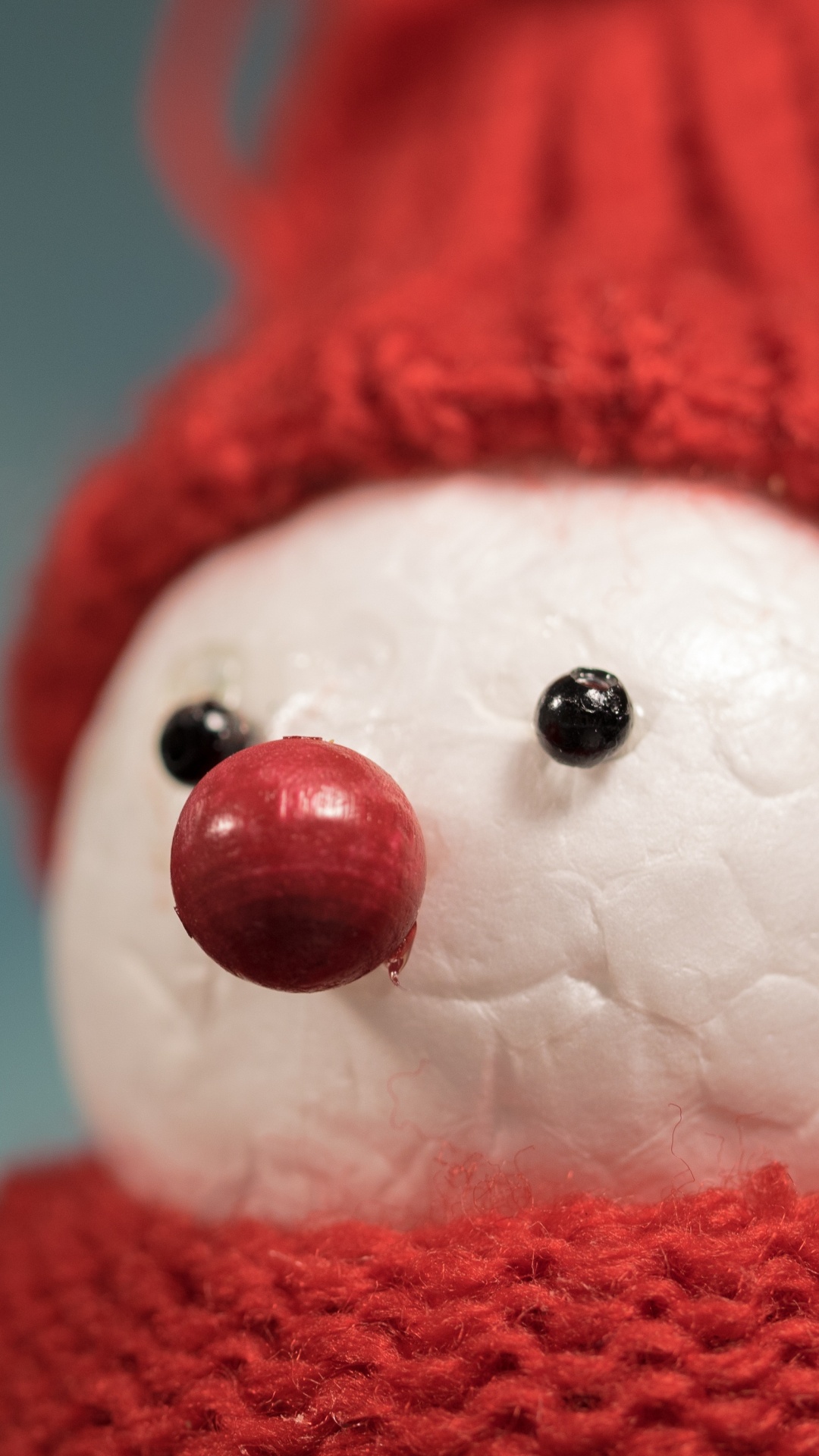 Обои праздник, здоровье, Снеговик, нос, красный цвет в разрешении 1080x1920