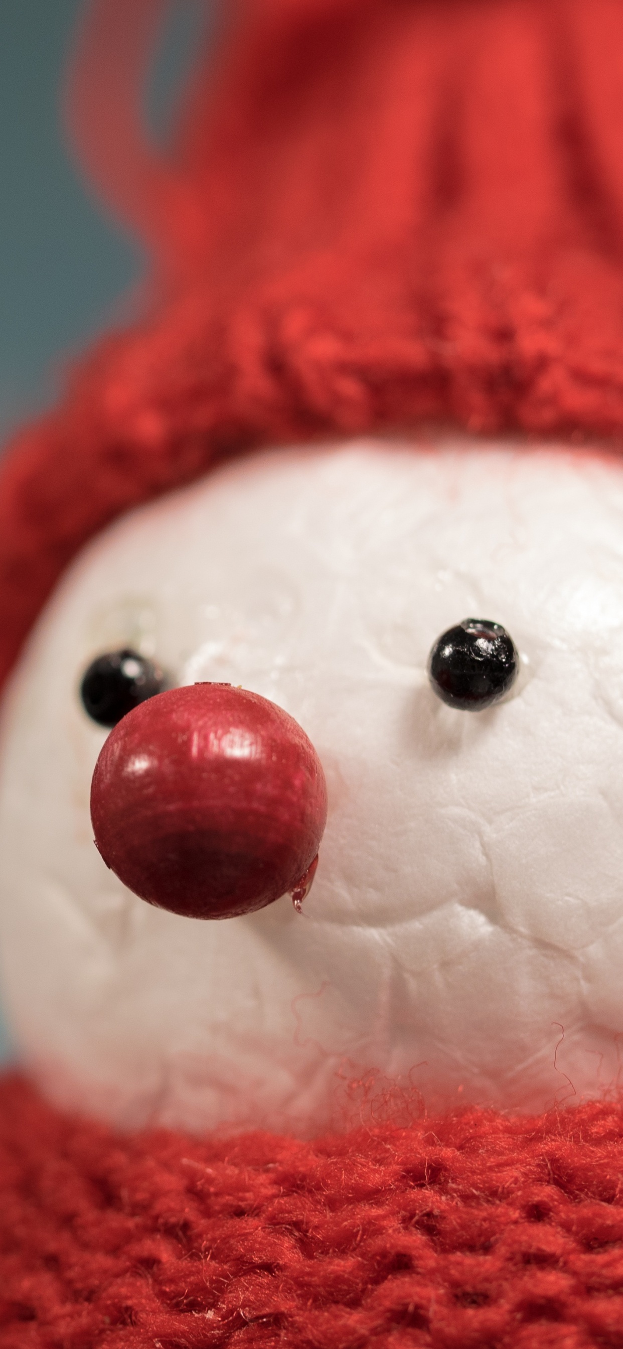 Обои праздник, здоровье, Снеговик, нос, красный цвет в разрешении 1242x2688