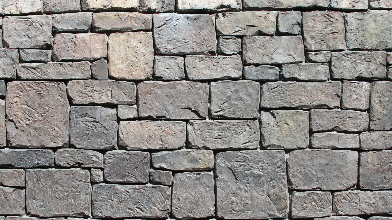 Обои каменная стена, стена, рок, кирпич, кирпичная кладка в разрешении 1280x720
