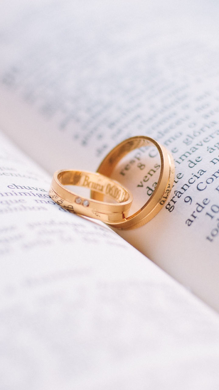 Обои текст, обручальное кольцо, свадебная церемония поставки, модный аксессуар, ювелирные изделия в разрешении 720x1280