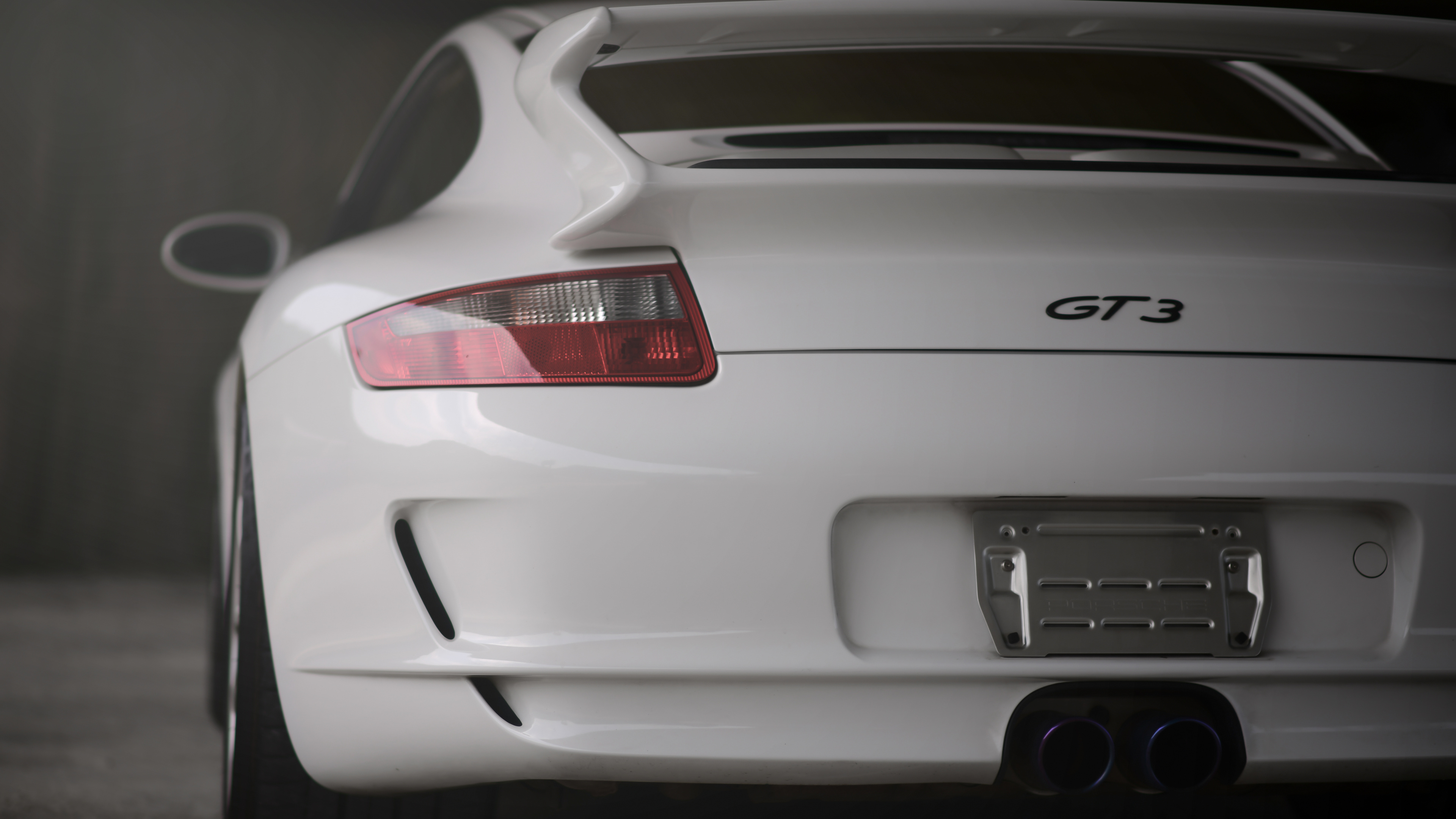 Обои porsche 911 gt3, porsche 911 gt2, Порше, спорткар, белые в разрешении 3840x2160