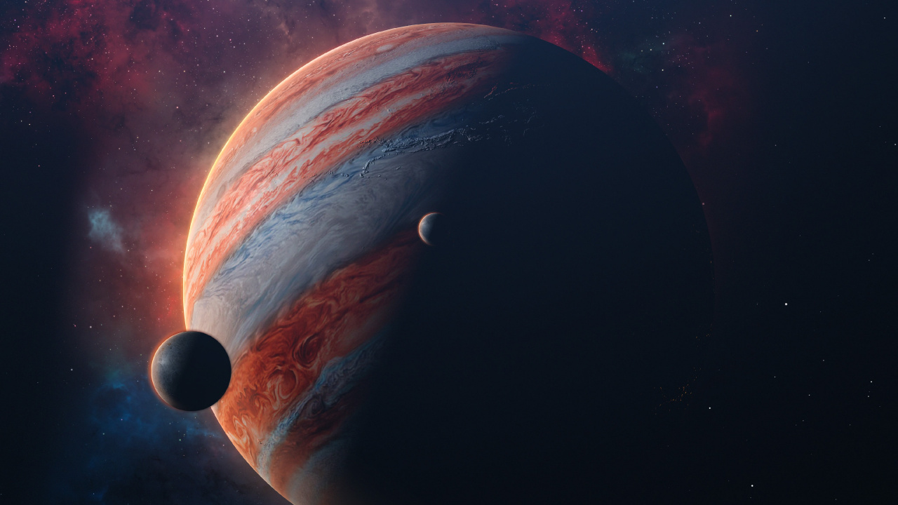 Обои космос, космическое пространство, земля, звезда, планета в разрешении 1280x720