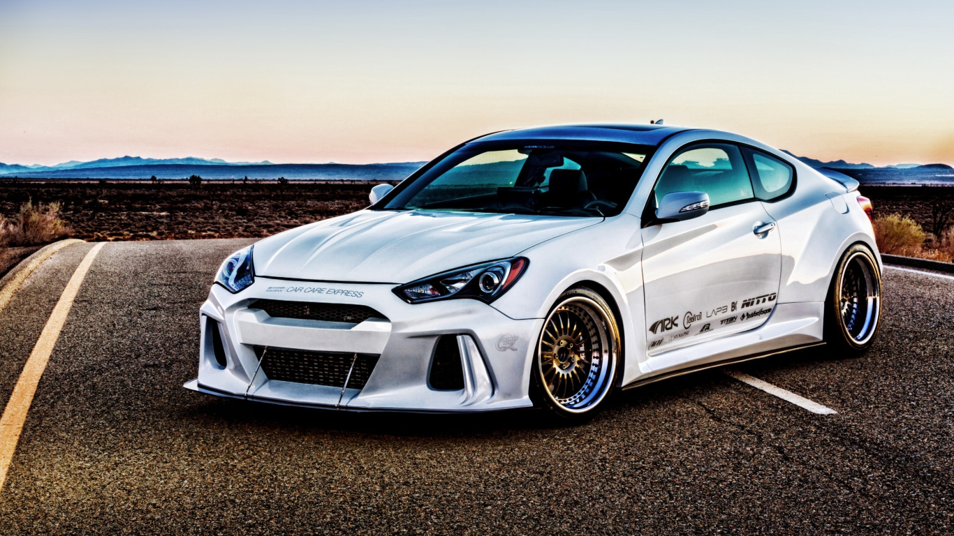 Обои Хендай Генезис Купе, Хендай Тибурон, авто, спорткар, Hyundai в разрешении 1366x768